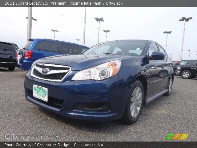 2011 Subaru Legacy 2.5i Premium in Azurite Blue Pearl