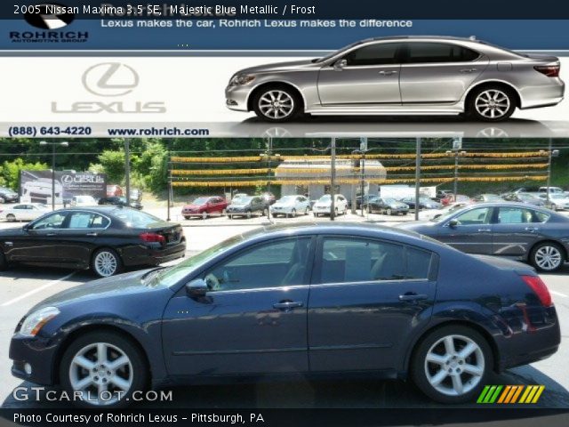 2005 Nissan Maxima 3.5 SE in Majestic Blue Metallic