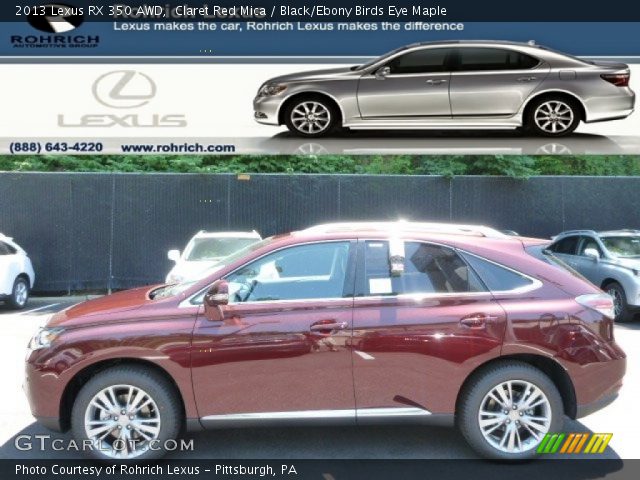 2013 Lexus RX 350 AWD in Claret Red Mica