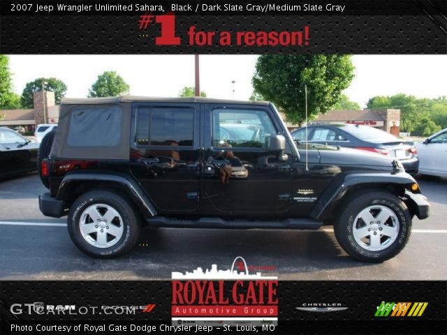 2007 Jeep Wrangler Unlimited Sahara in Black