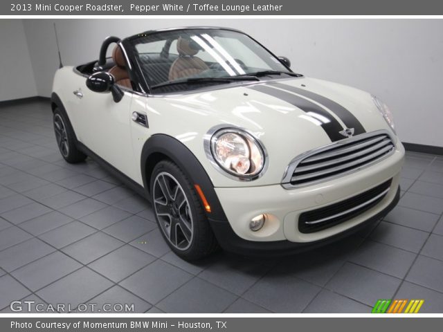 2013 Mini Cooper Roadster in Pepper White