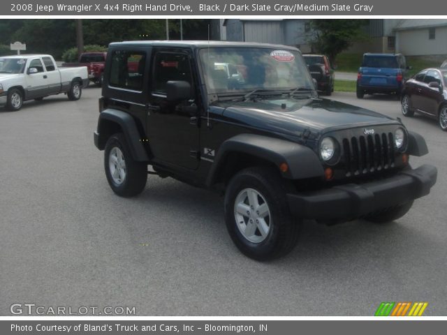 2008 Jeep Wrangler X 4x4 Right Hand Drive in Black