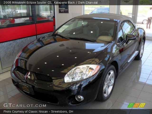 2008 Mitsubishi Eclipse Spyder GS in Kalapana Black