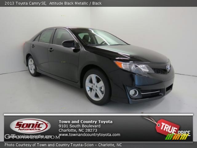 2013 Toyota Camry SE in Attitude Black Metallic