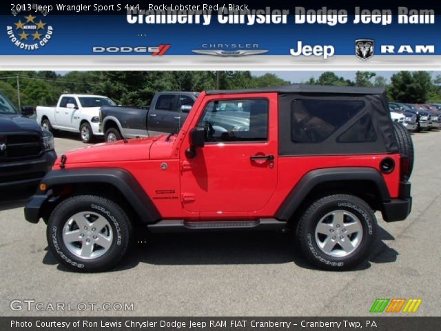 2013 Jeep Wrangler Sport S 4x4 in Rock Lobster Red