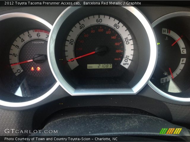 2012 Toyota Tacoma Prerunner Access cab in Barcelona Red Metallic