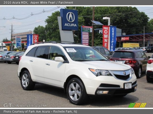 2010 Acura MDX  in Aspen White Pearl