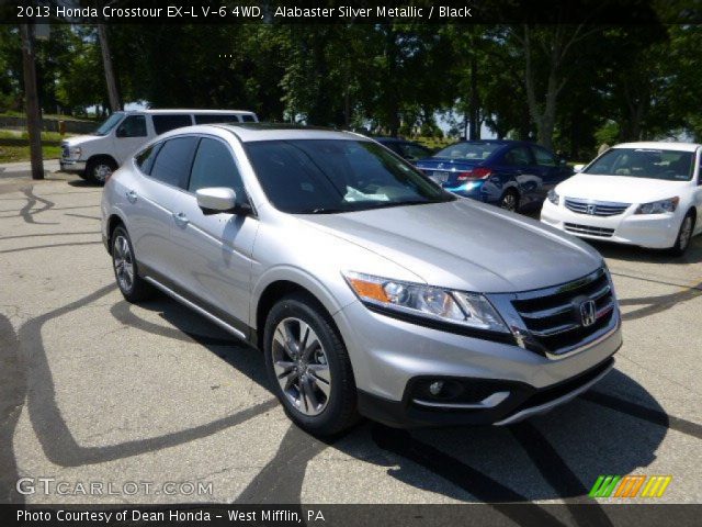2013 Honda Crosstour EX-L V-6 4WD in Alabaster Silver Metallic
