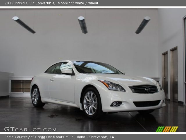 2013 Infiniti G 37 Convertible in Moonlight White