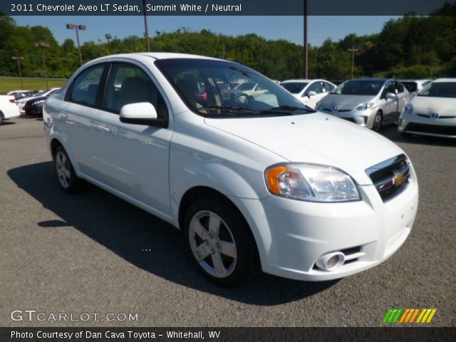 2011 Chevrolet Aveo LT Sedan in Summit White