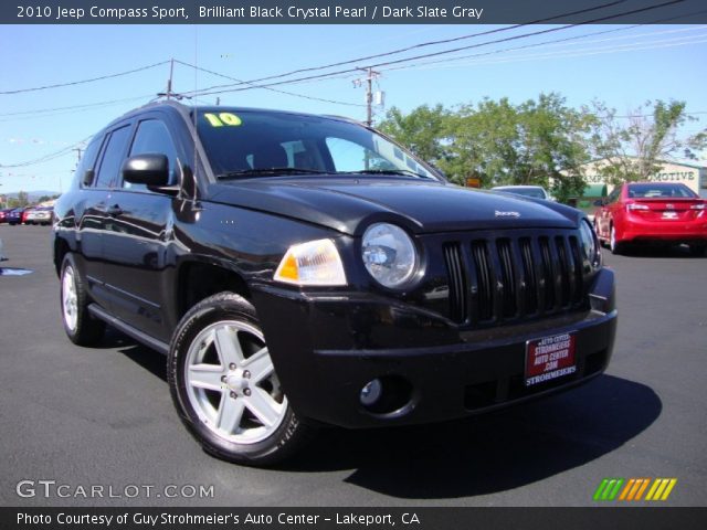 2010 Jeep Compass Sport in Brilliant Black Crystal Pearl