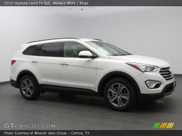 2013 Hyundai Santa Fe GLS in Monaco White