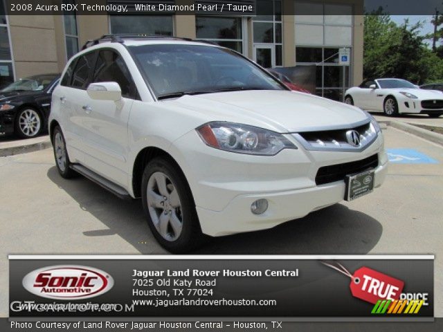 2008 Acura RDX Technology in White Diamond Pearl