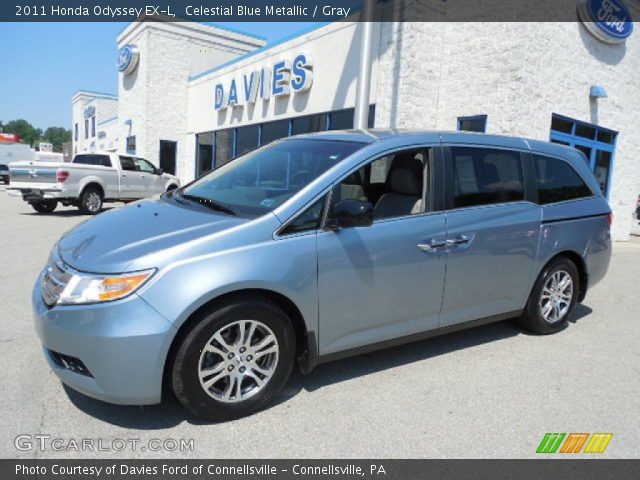 2011 Honda Odyssey EX-L in Celestial Blue Metallic
