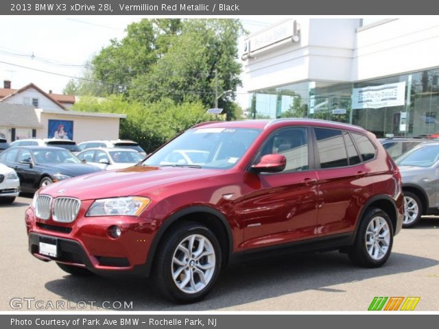 2013 BMW X3 xDrive 28i in Vermillion Red Metallic