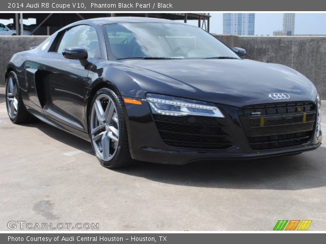 2014 Audi R8 Coupe V10 in Phantom Black Pearl