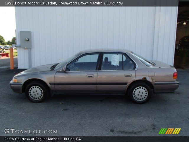 1993 Honda Accord LX Sedan in Rosewood Brown Metallic