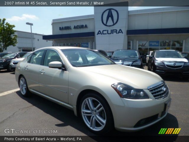 2007 Infiniti M 45 Sedan in Serengeti Sand Metallic