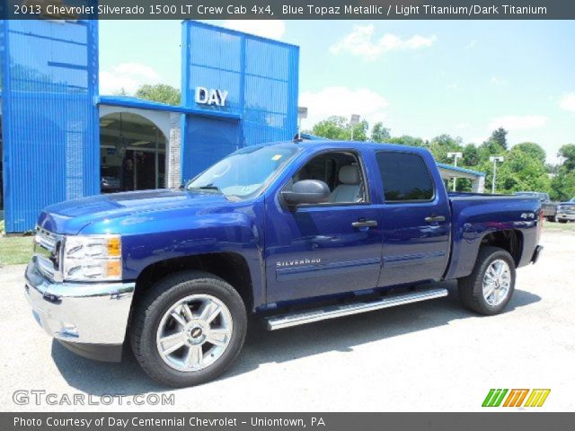 2013 Chevrolet Silverado 1500 LT Crew Cab 4x4 in Blue Topaz Metallic