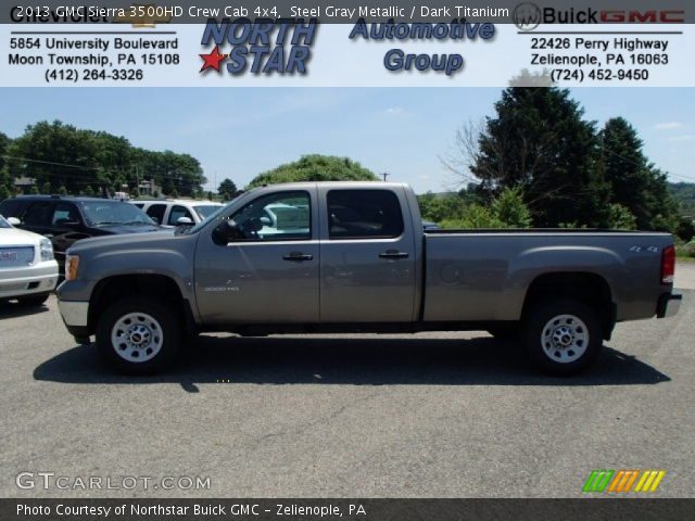 2013 GMC Sierra 3500HD Crew Cab 4x4 in Steel Gray Metallic