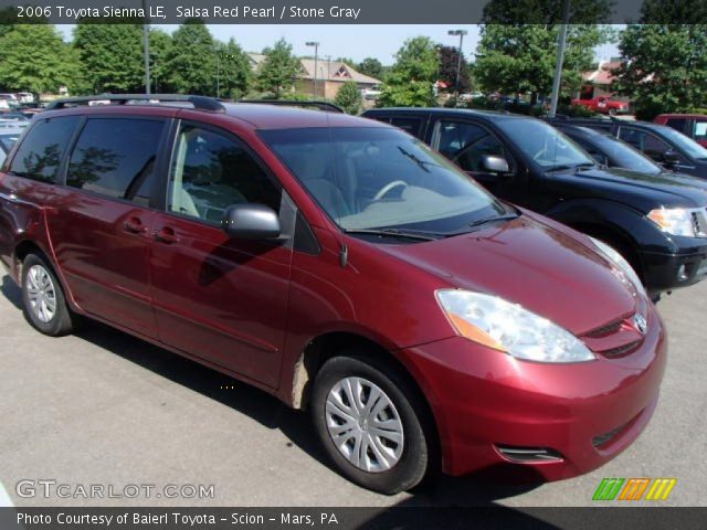 2006 Toyota Sienna LE in Salsa Red Pearl