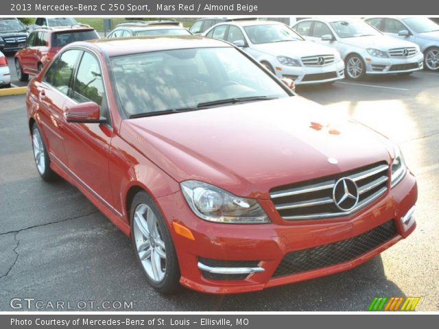 2013 Mercedes-Benz C 250 Sport in Mars Red