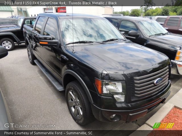 2011 Ford F150 FX4 SuperCrew 4x4 in Tuxedo Black Metallic