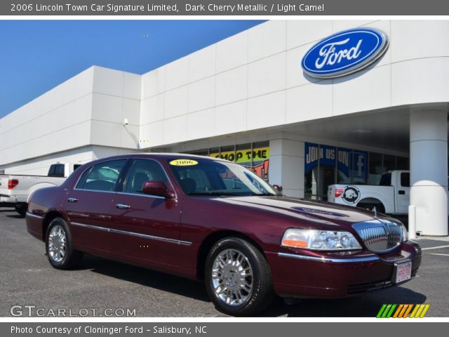 2006 Lincoln Town Car Signature Limited in Dark Cherry Metallic