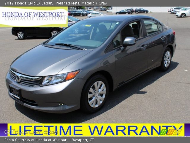 2012 Honda Civic LX Sedan in Polished Metal Metallic