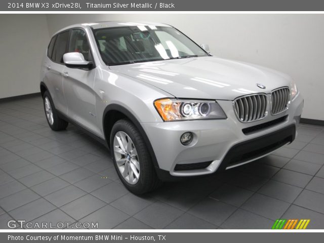 2014 BMW X3 xDrive28i in Titanium Silver Metallic