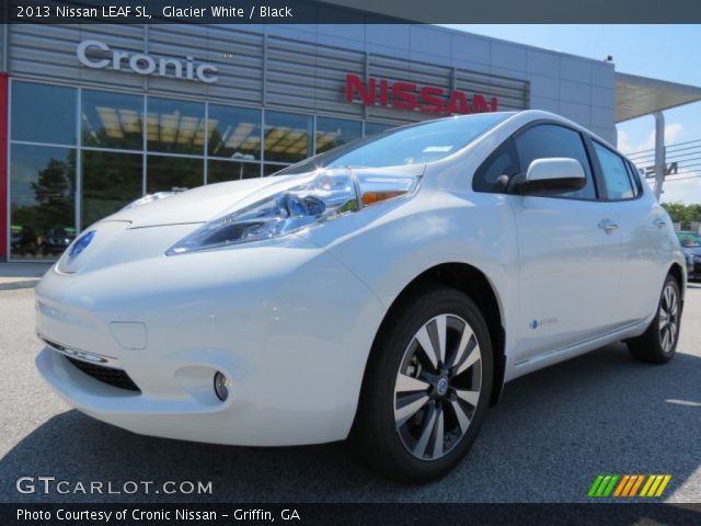 2013 Nissan LEAF SL in Glacier White