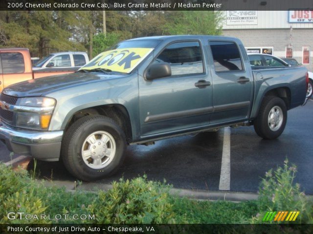 2006 Chevrolet Colorado Crew Cab in Blue Granite Metallic