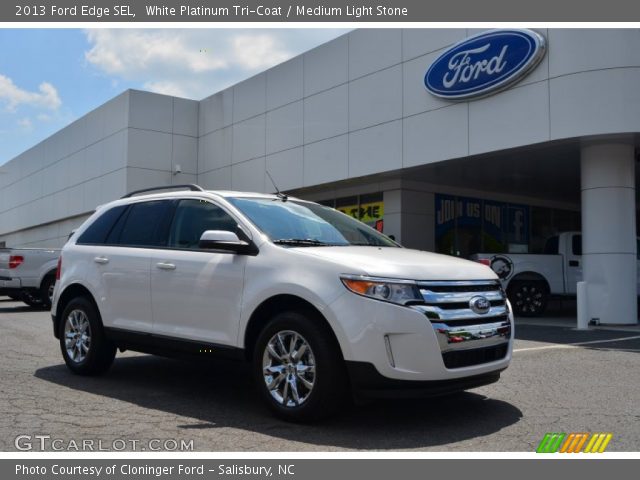 2013 Ford Edge SEL in White Platinum Tri-Coat