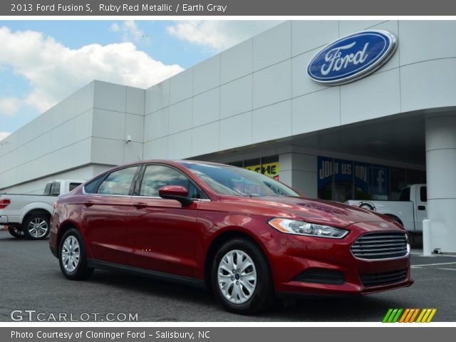 2013 Ford Fusion S in Ruby Red Metallic