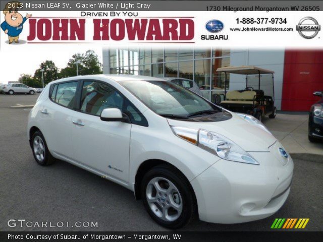 2013 Nissan LEAF SV in Glacier White