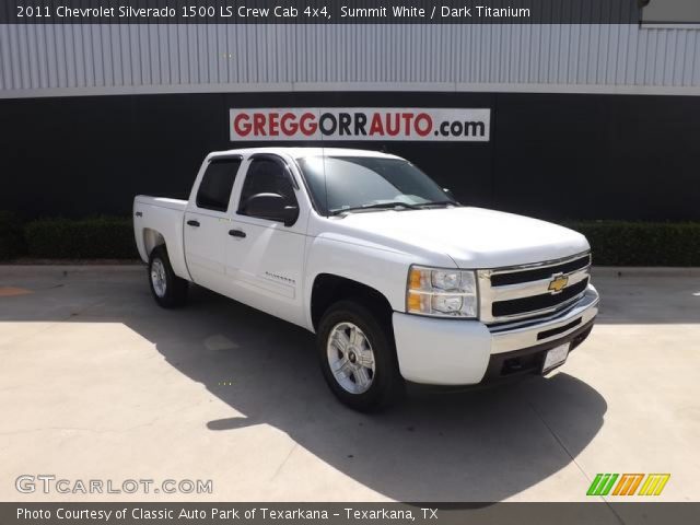 2011 Chevrolet Silverado 1500 LS Crew Cab 4x4 in Summit White