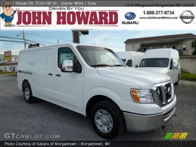 2013 Nissan NV 2500 HD SV in Glacier White