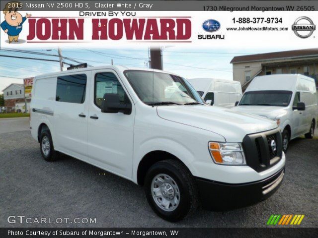 2013 Nissan NV 2500 HD S in Glacier White