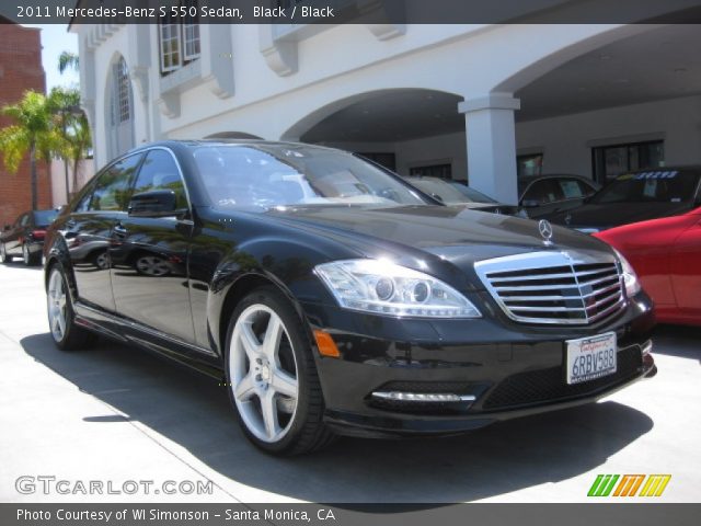 2011 Mercedes-Benz S 550 Sedan in Black