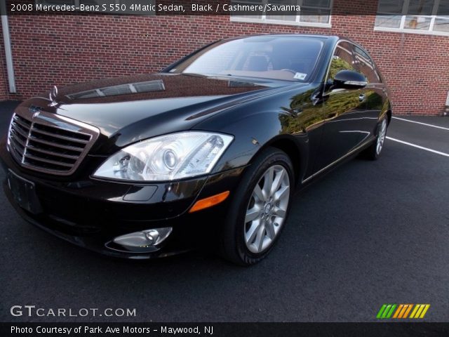2008 Mercedes-Benz S 550 4Matic Sedan in Black