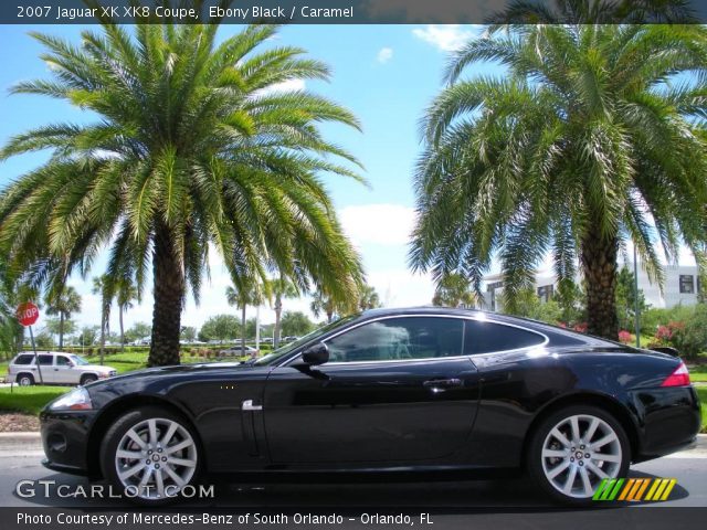 2007 Jaguar XK XK8 Coupe in Ebony Black