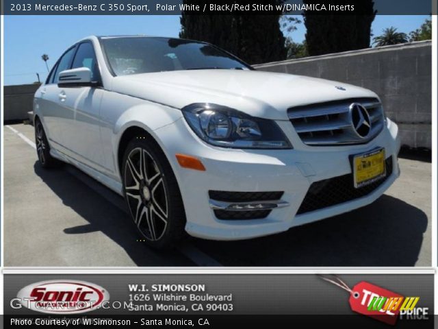 2013 Mercedes-Benz C 350 Sport in Polar White