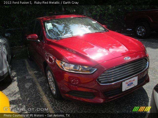 2013 Ford Fusion S in Ruby Red Metallic