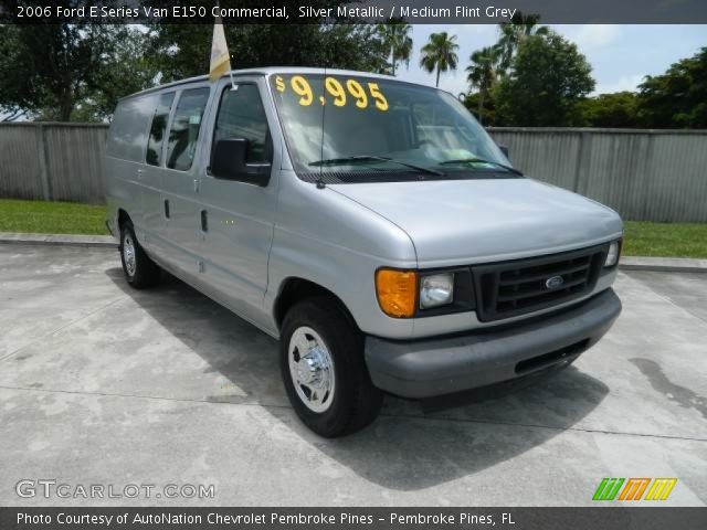 2006 Ford E Series Van E150 Commercial in Silver Metallic