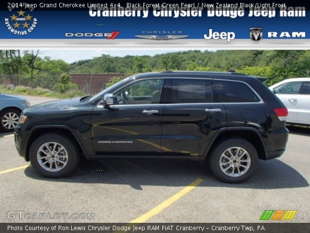 2014 Jeep Grand Cherokee Limited 4x4 in Black Forest Green Pearl