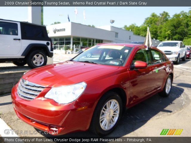 2009 Chrysler Sebring Touring Sedan in Inferno Red Crystal Pearl