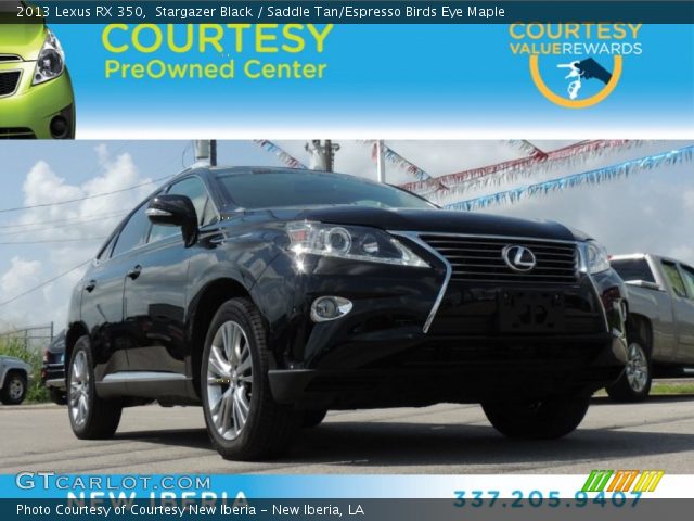 2013 Lexus RX 350 in Stargazer Black