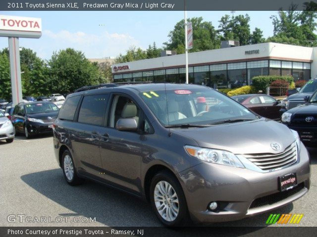 2011 Toyota Sienna XLE in Predawn Gray Mica