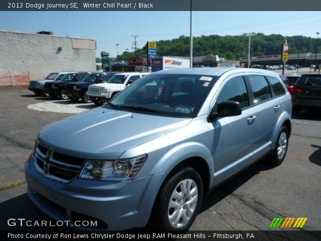 2013 Dodge Journey SE in Winter Chill Pearl