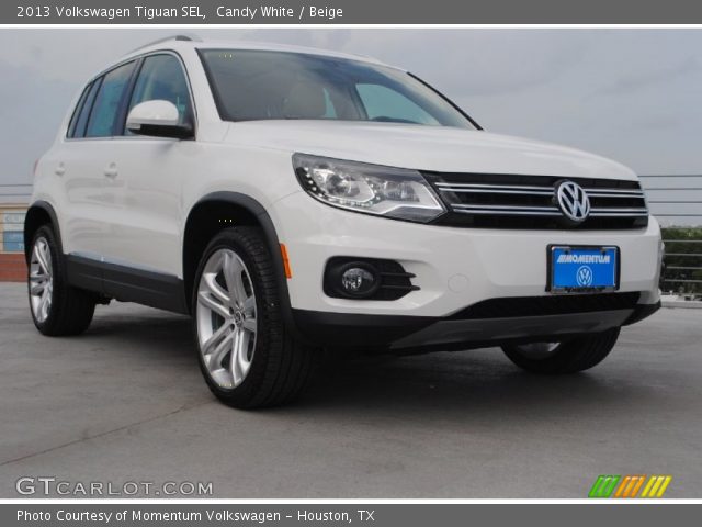 2013 Volkswagen Tiguan SEL in Candy White